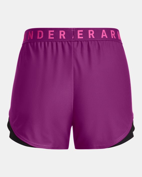 Shorts UA Play Up 3.0 para Mujer, Purple, pdpMainDesktop image number 5